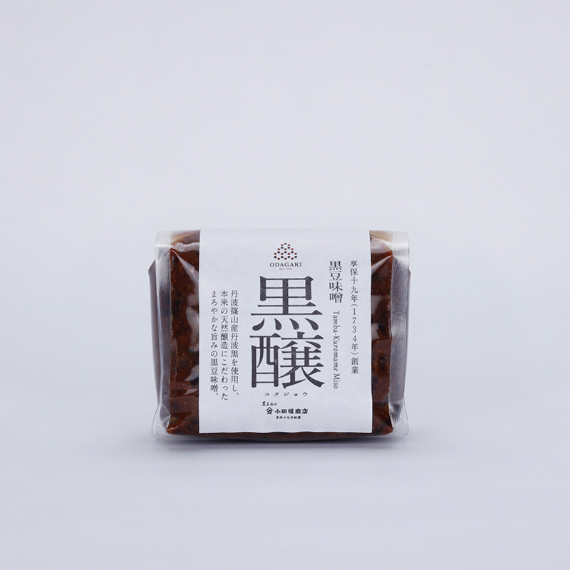 丹波篠山産　黒豆味噌　黒醸（こくじょう）　300g
