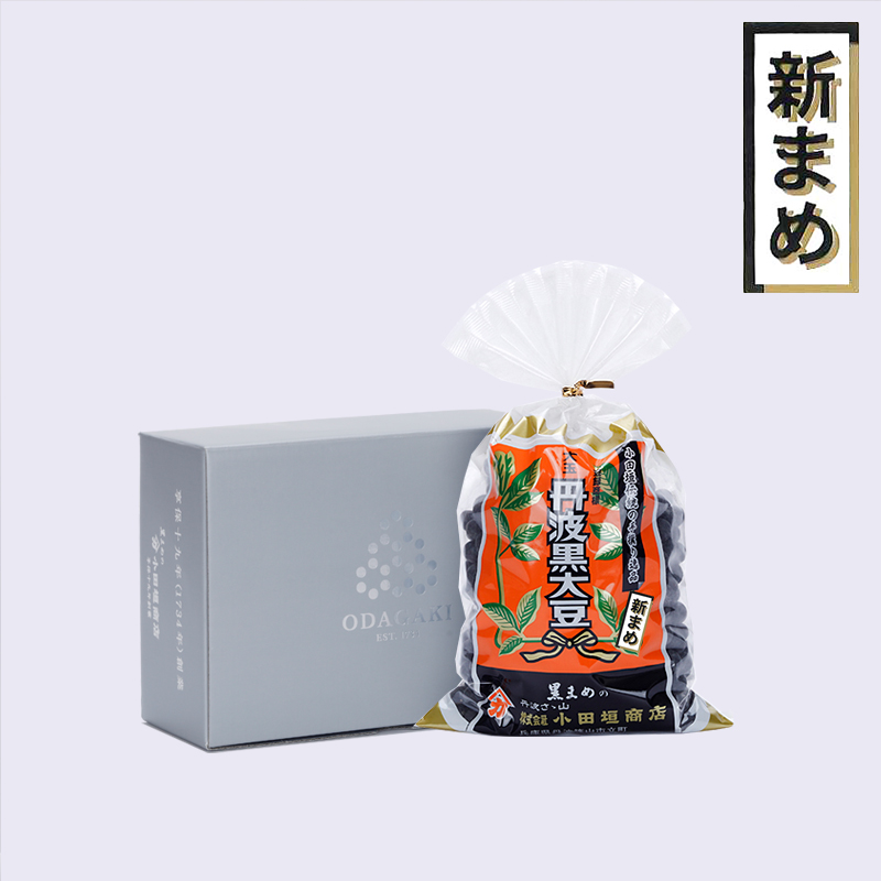 【予約販売　令和6年度産　新豆】大玉丹波黒大豆　600g（化粧箱入り）　乾燥豆