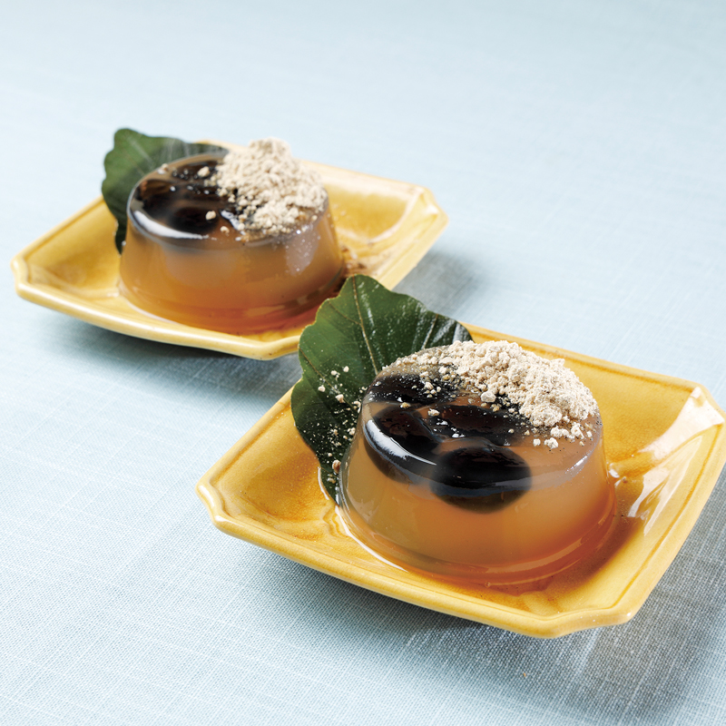 黒豆わらびもち　黒豆きな粉付き　9個セット（化粧箱入り）　ハルナチコ化粧箱選択可　涼菓　季節限定