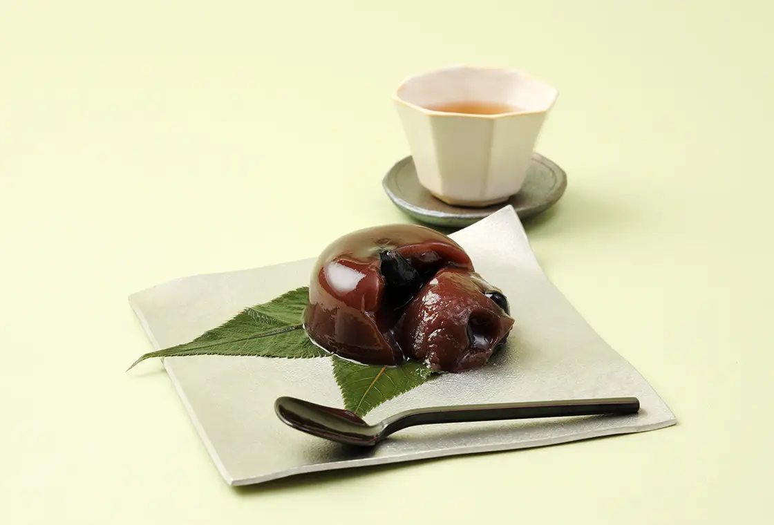 限定素材 豆屋の「羹」 黒豆羹