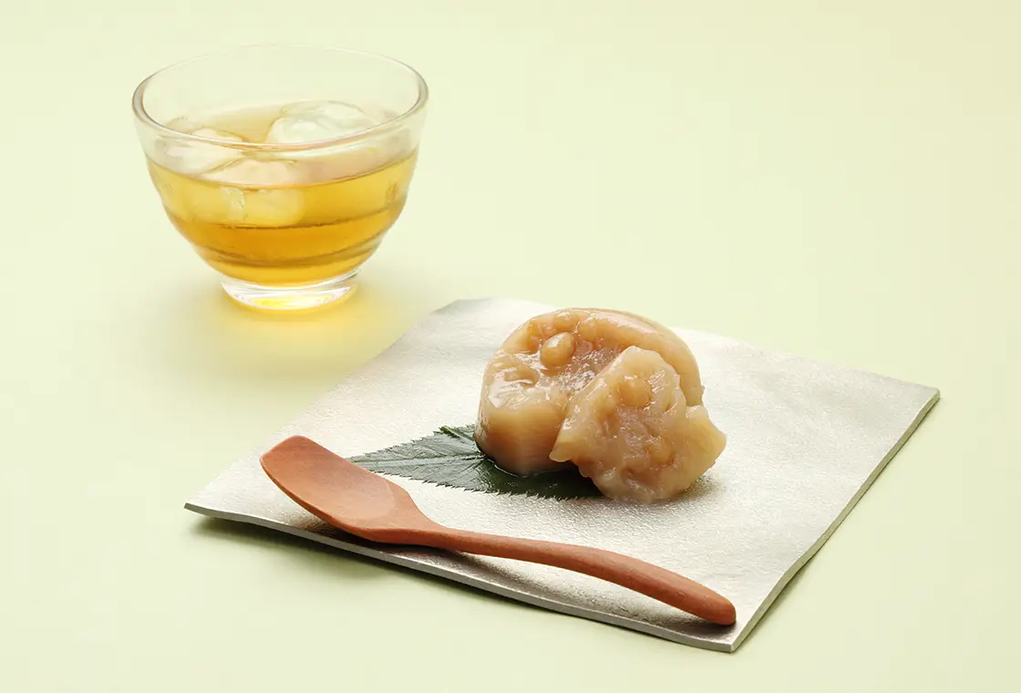 限定素材 豆屋の「羹」 白小豆羹