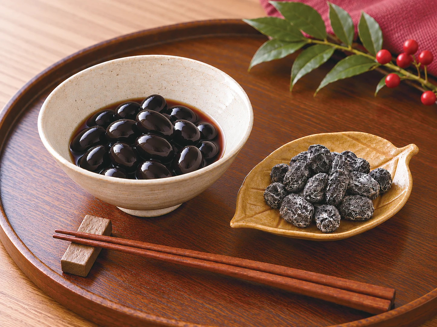 丹波黒大豆煮豆としぼり豆の詰め合わせ