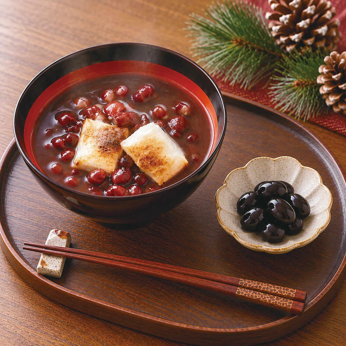 丹波黒大豆煮豆とぜんざい荅香の詰め合わせ